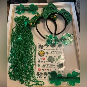 St. Patrick's Day Green Accessories Set NEW